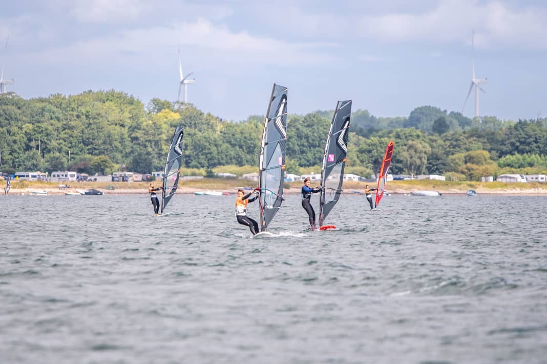 Starboard und Severne stellten das Material für das Camp