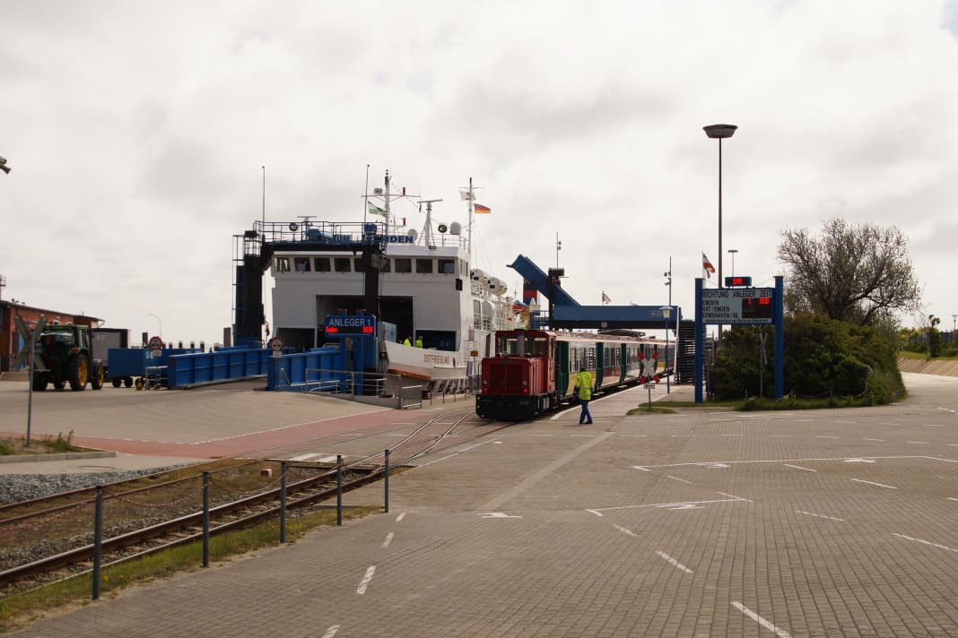 Every Borkum trip starts at the ferry terminal