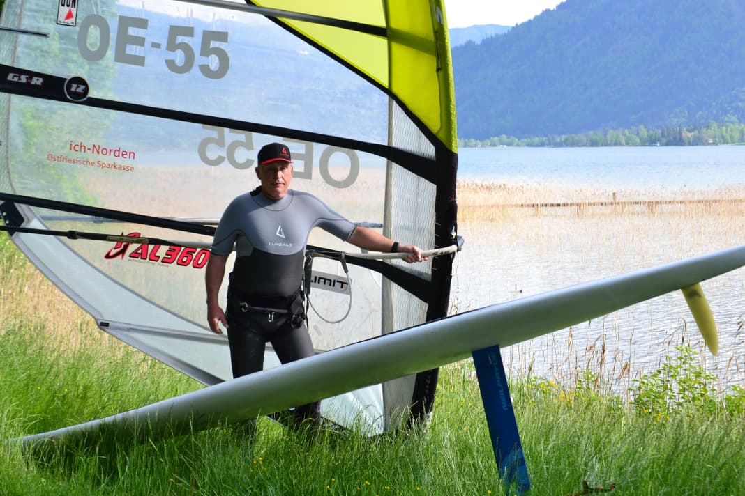 Andreas Dachsberger - the man from Tegernsee has thrown himself into the Chiemsee Marathon.