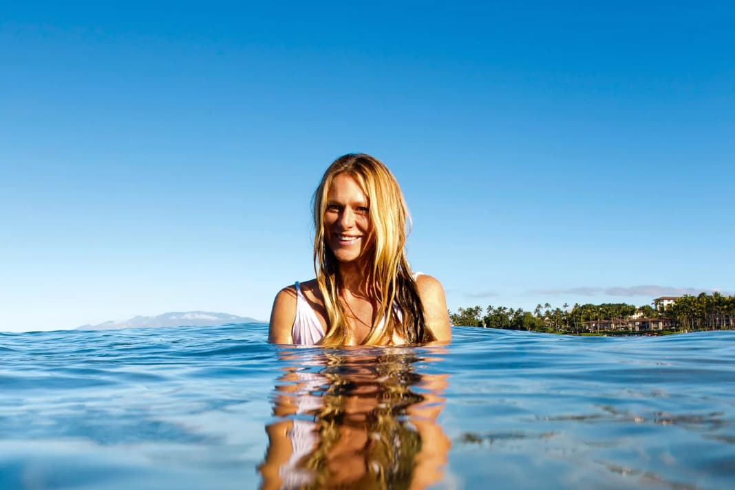 Waterwoman: Die gebürtige Kanadierin Shawna Cropas ist nur schwer aus dem Wasser zu kriegen. Kein Wunder, dass sie sich Maui als Zuhause ausgesucht hat.
