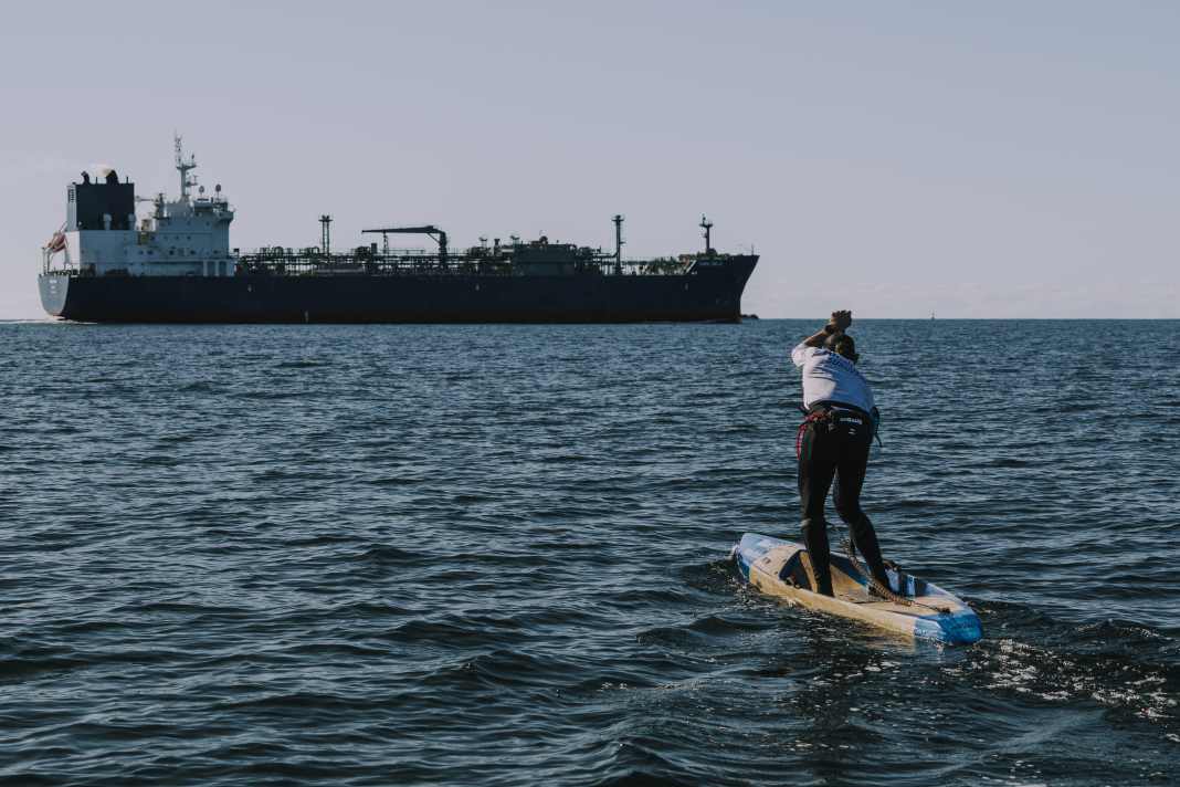Crossing the Fehmarnbelt on a SUP - Bastian Grimm talks about his paddling adventure