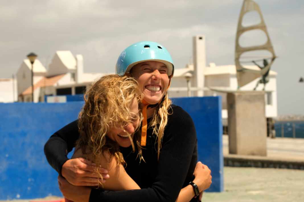 Elena (links) und Lisa (rechts) sind beste Freundinnen, Trainingspartnerinnen und Konkurrentinnen.