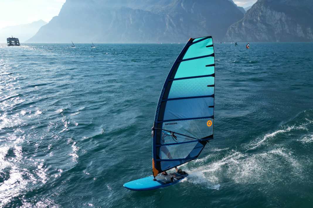 Test-Session mit dem JP-Australia Super Ride 116 am Gardasee.