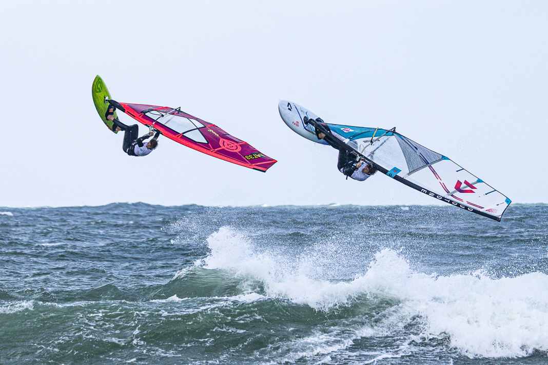 Highight des Tages: Synchron-Loopen von Valters Videnieks und Hannes Gobisch