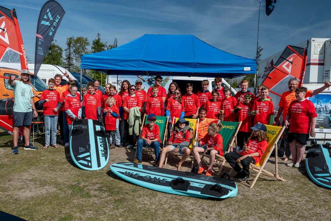 Dennis Müller's kids camp at the 2024 Surf Festival