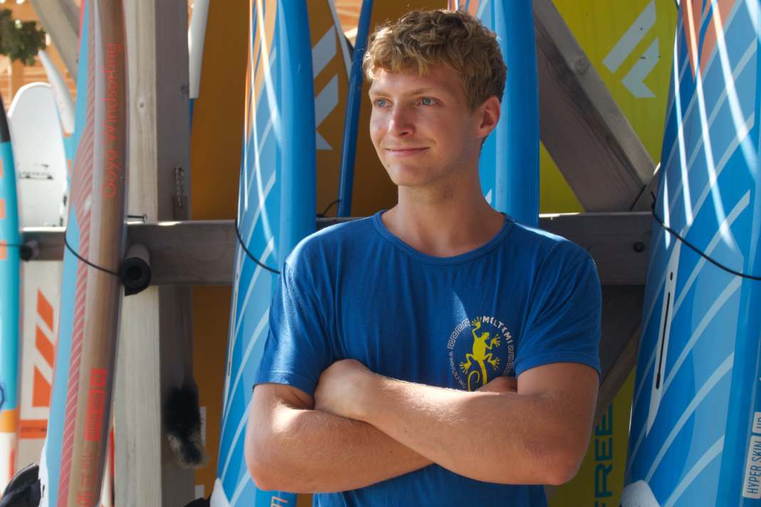 Franz Kühnlein has been working as a beach assistant on Karpathos for several summers now