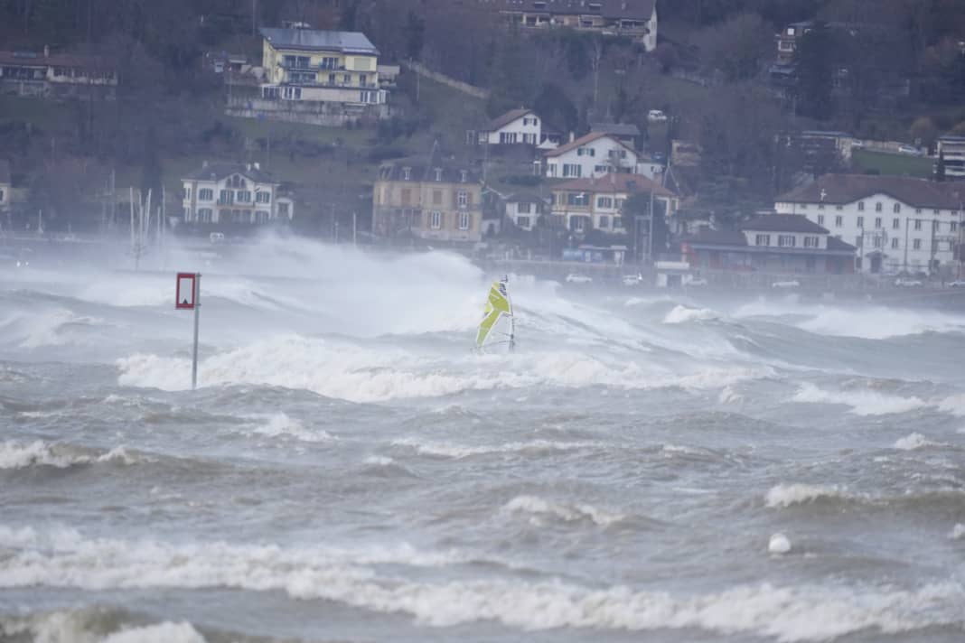 Die besten Bilder vom Bisensturm am 26. Februar 2023 in Yverdon