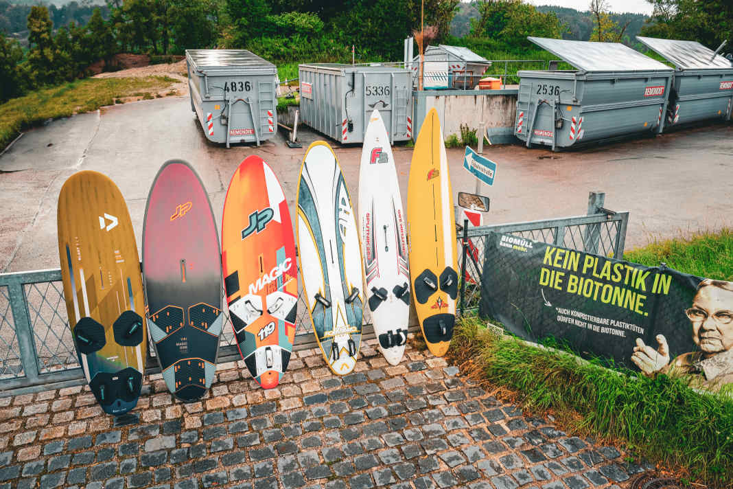 The two current boards (left) will certainly be returned. But what happens to the old shapes? Into the bin?