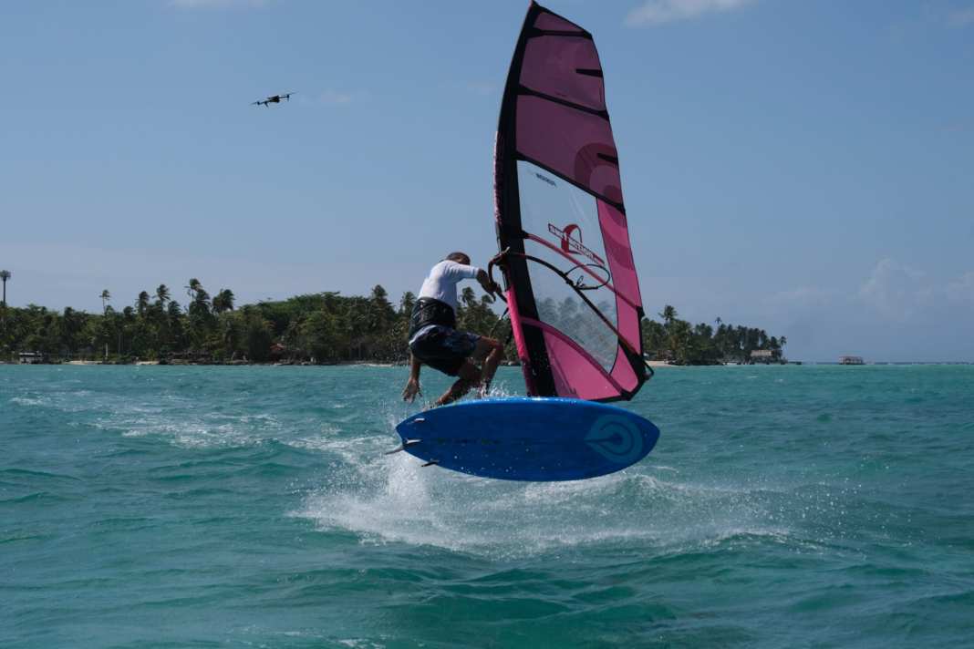 Half-time at the test on Tobago, the first test groups are in the box!