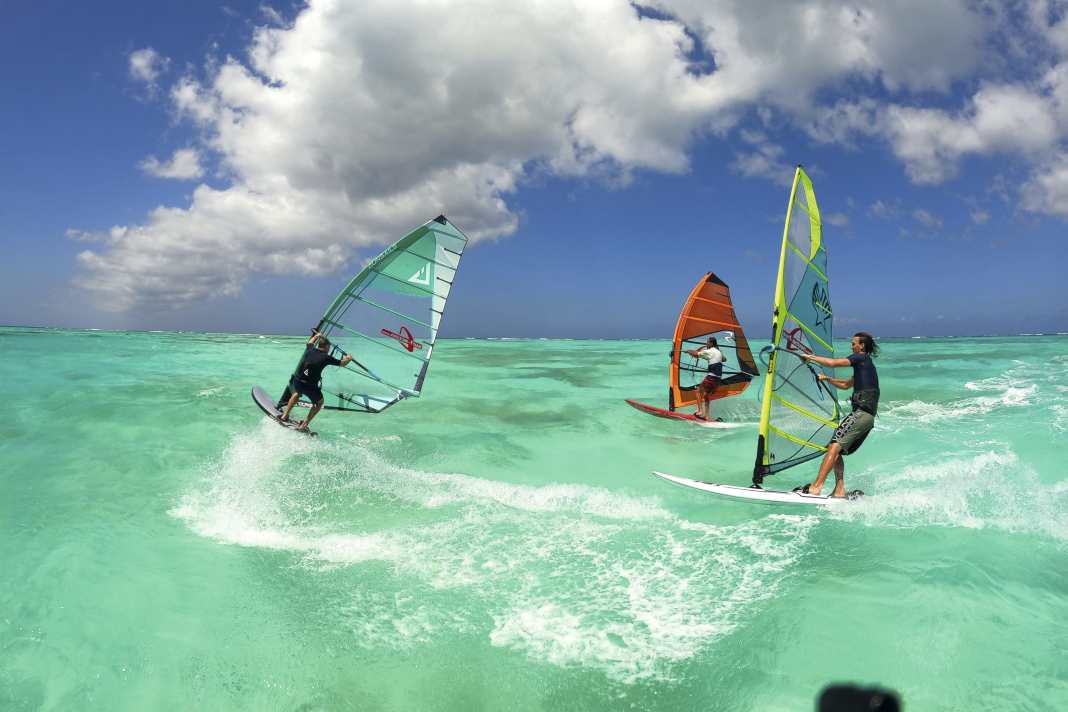 Ten freeride sails around seven square metres in the test - which one suits you best?
