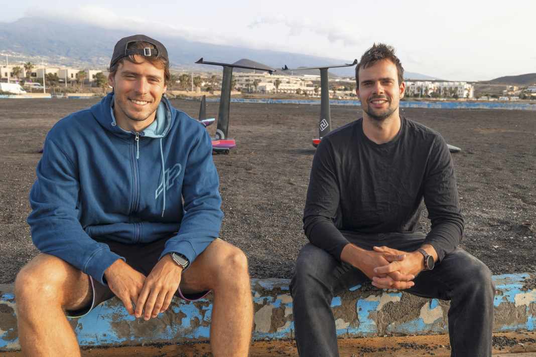 Nico Prien (links) und Michele Becker sorgten 2023 aus deutscher Sicht mit den Plätzen acht und fünf für eine außergewöhnliche Slalom-Saison. Für surf geben sie einen Ausblick auf 2024 und die neue Disziplin Slalom X