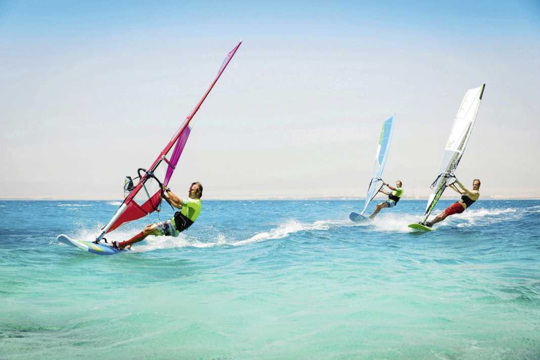 Die Soma Bay südlich von Hurghada ist eines der besten Freeride-Reviere  am Roten Meer.