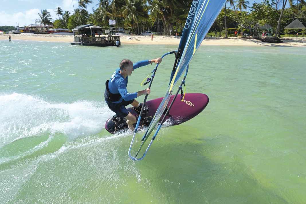 JP-Australia Magic Ride: Äußerst einfach zu halsen und bequeme Schlaufenpositionen für jeden Anspruch.