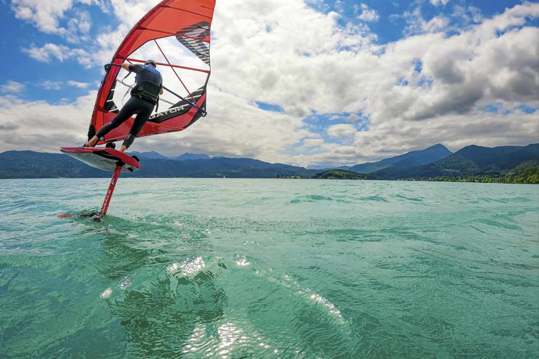 We were able to test the GunSails Hy-Foil extensively at Lake Walchensee