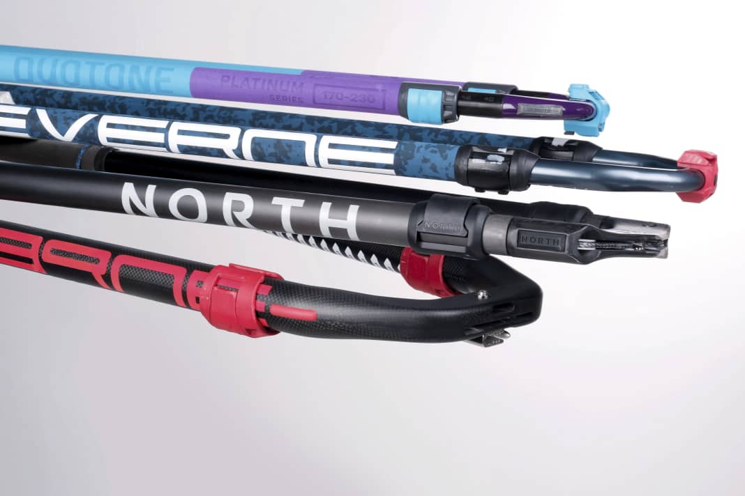 Dick oder dünn? Alu oder Carbon? Wir haben 20 Gabel für Freerace- und Freeridesegel im Labor getestet!