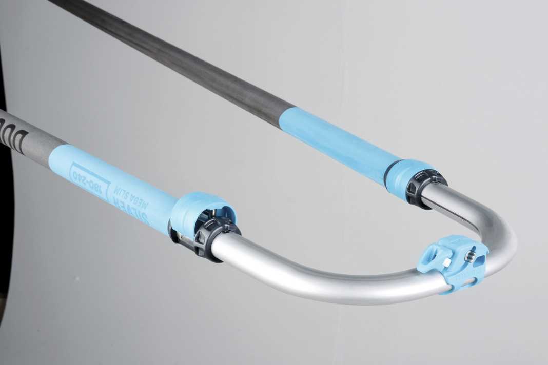 Duotone Silver Mega Slim 180-240: Ovales Variorohr für mehr Steifigkeit