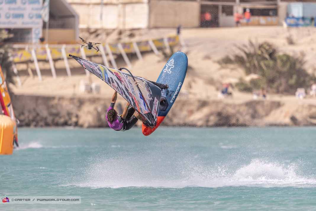 Lennart Neubauer immediately set the best score of the day on the beach