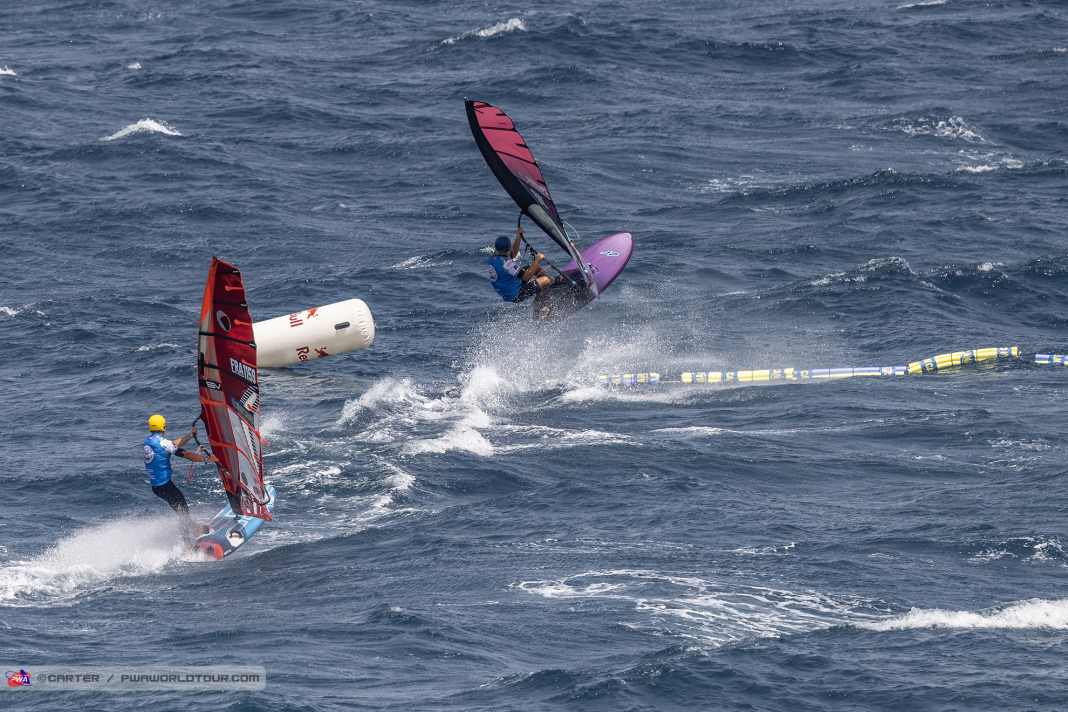 Erster Tag mit Slalom-X beim World Cup auf Gran Canaria!