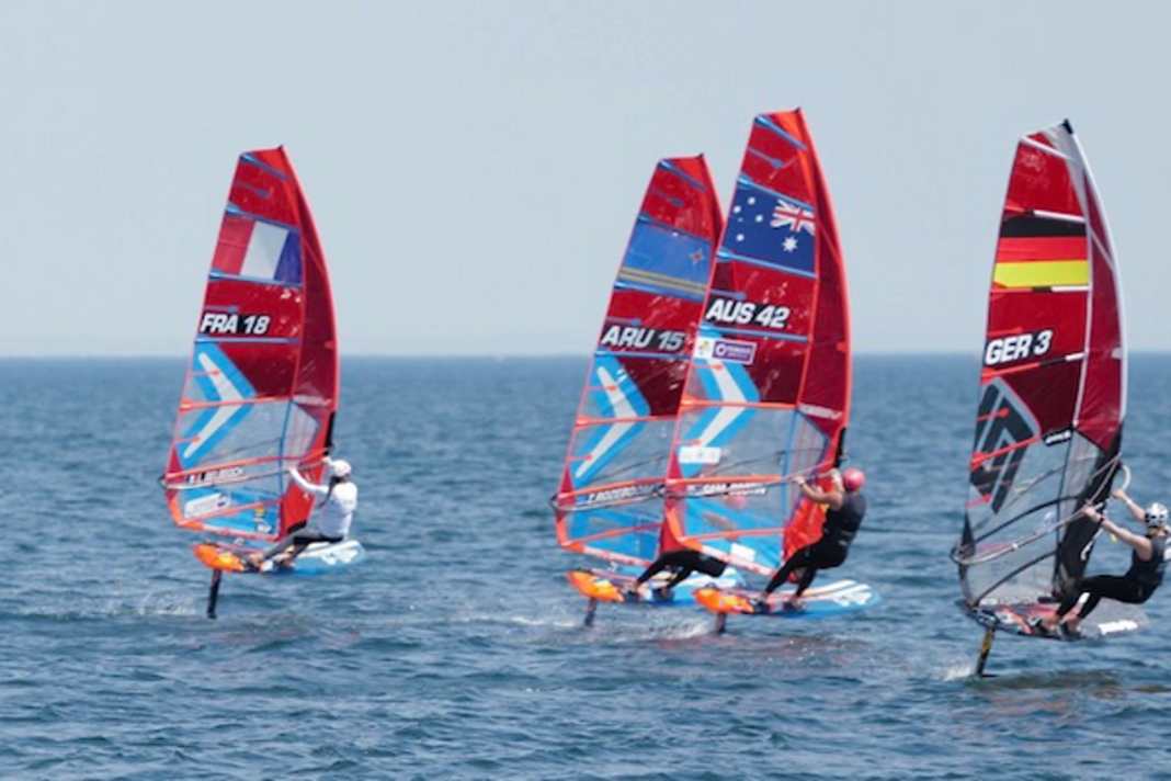 Strong start for Sophia Meyer at the iQFOiL Games during Kiel Week