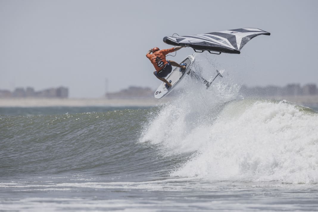 Cash Berzolla won the Wingfoil World Cup Dakhla