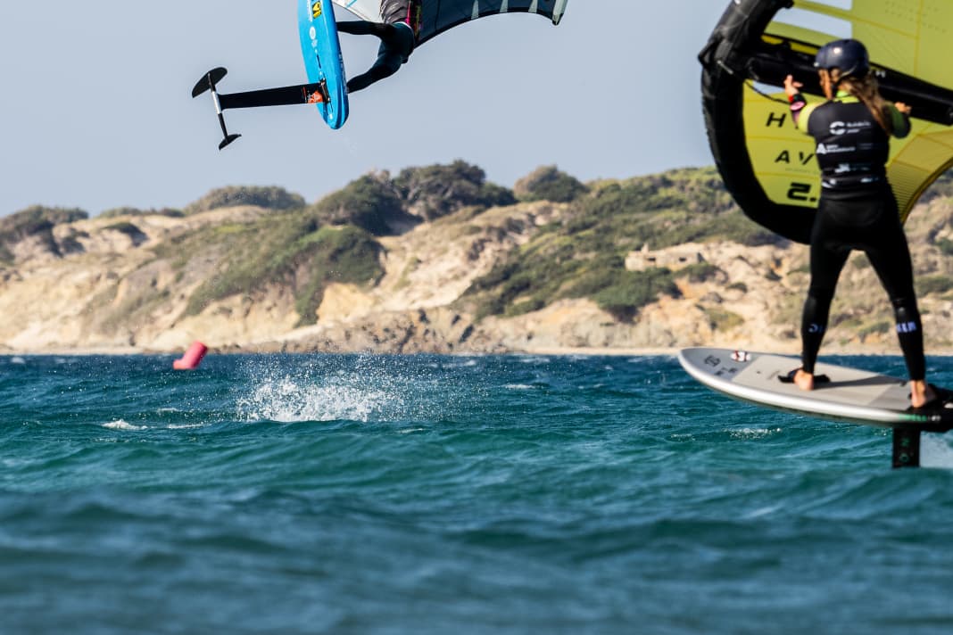 In Tarifa, the women's race was decided on the very first day