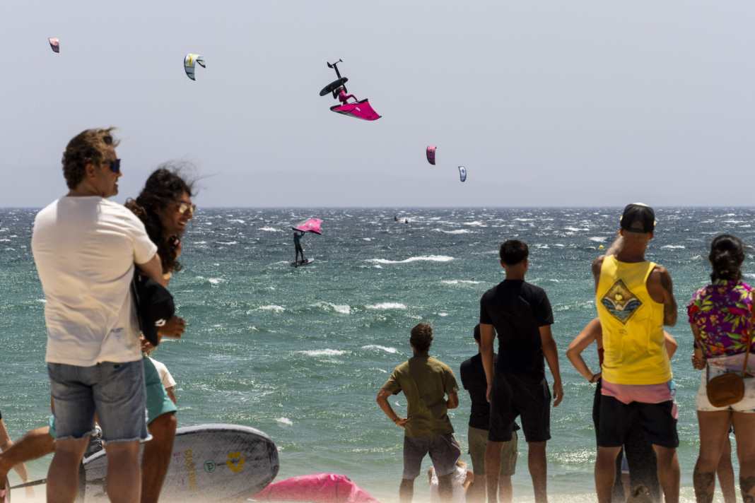 Especially on the last day of the World Cup Tarifa, strong Levante provided the best conditions