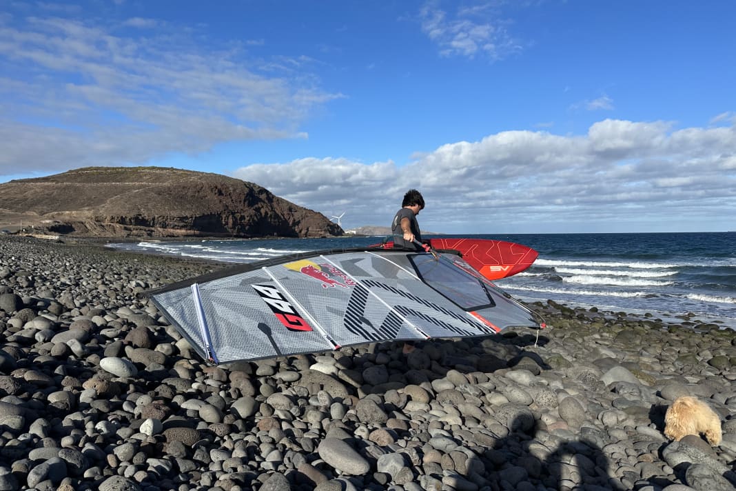 Philip Köster at home in Vargas - back on the water after a long injury break