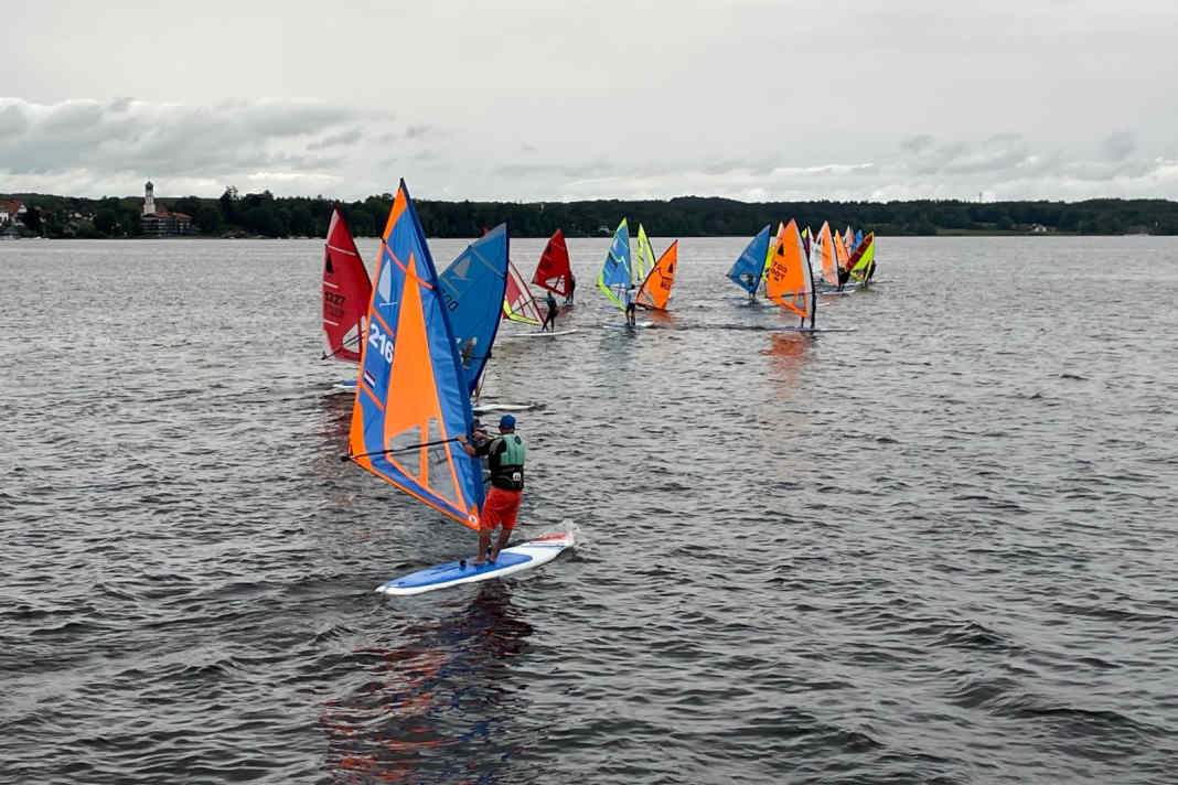 Am Starnberger See traf sich die Windsurfer LT-Klasse zur Deutschen Meisterschaft