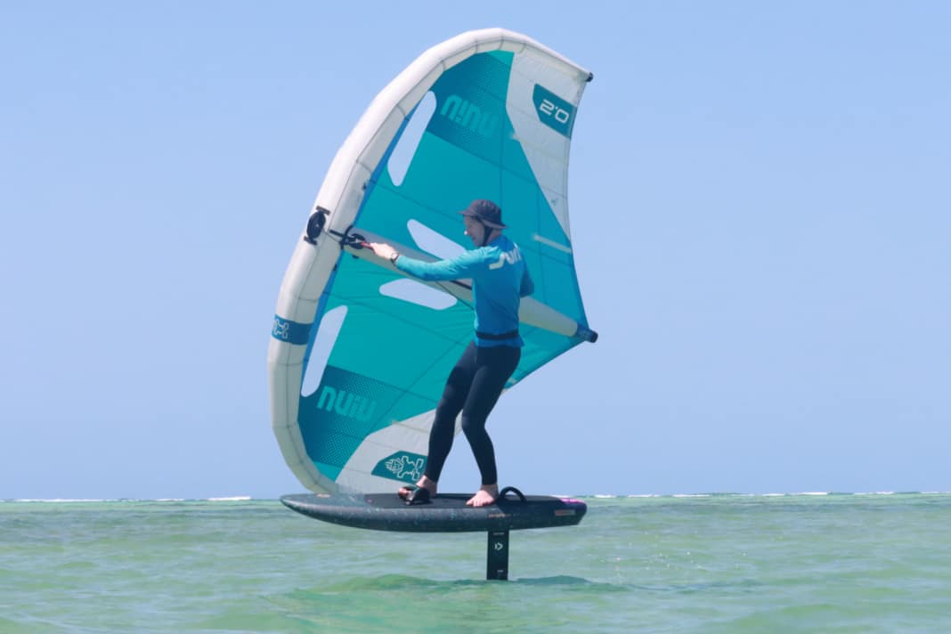 The Viva Wing is available in sizes from 2.5 to 7.0 square metres