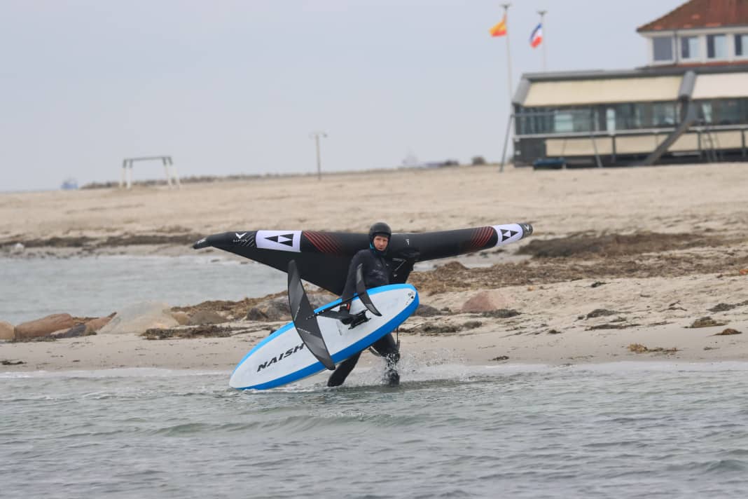 Downwindboards sind sehr schmal und vergleichsweise lang