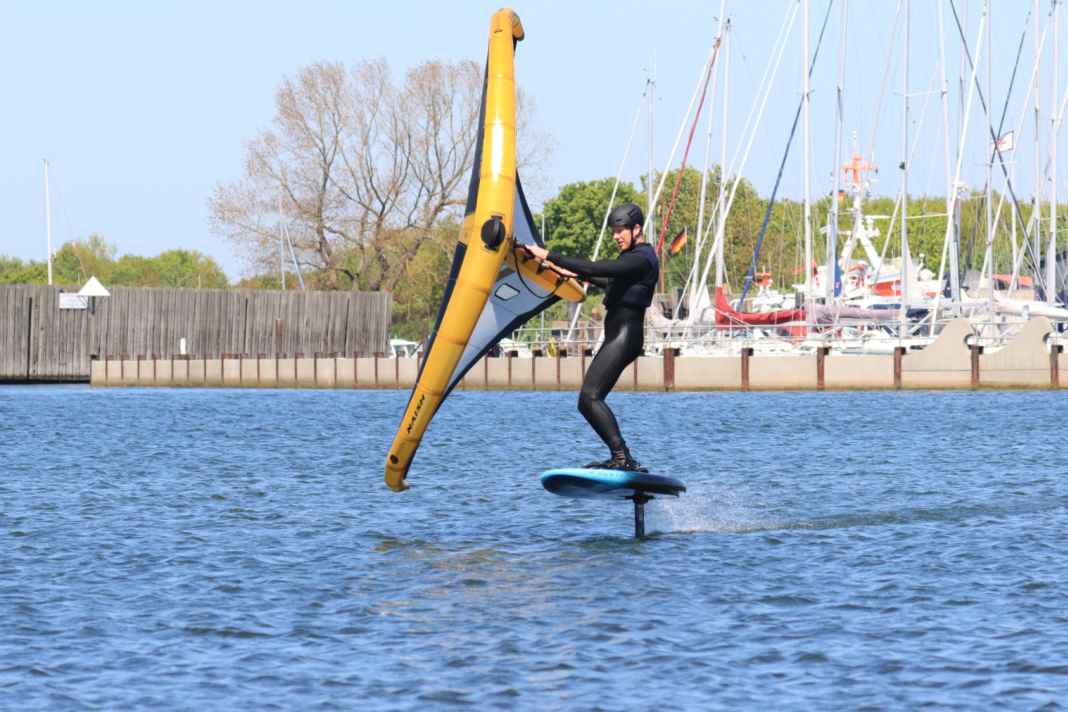 Before discharging, you should check the free space downwind
