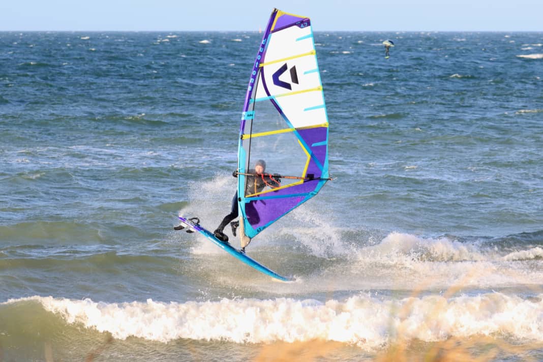 The all-round sail Duotone Duke is included in the test
