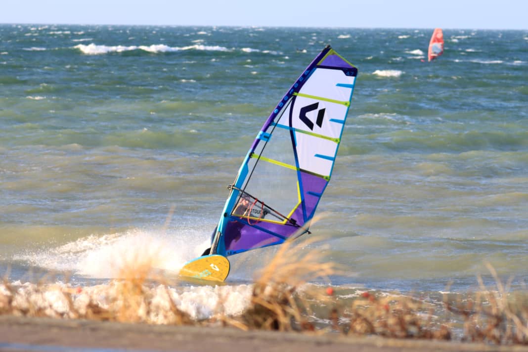 These are the candidates in the 4.7 freemoving sail test: Duotone Duke