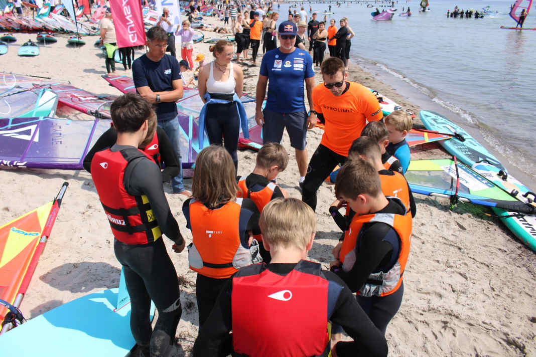 Surf lessons with the legend: Björn Dunkerbeck...
