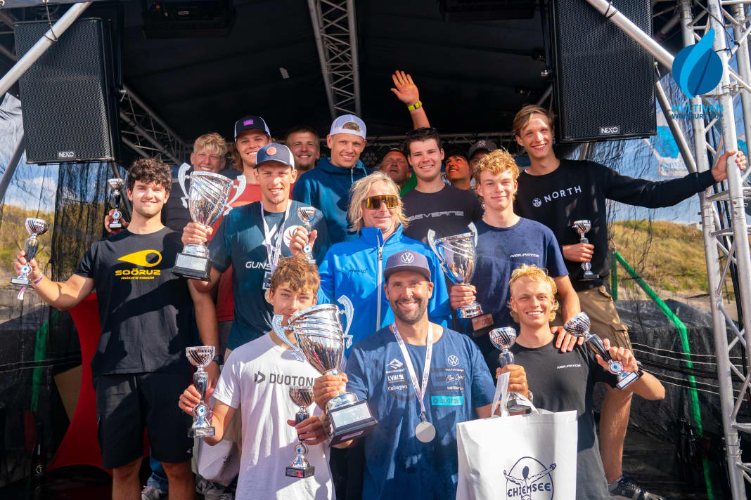 The new German champions in wave, fin and foil slalom