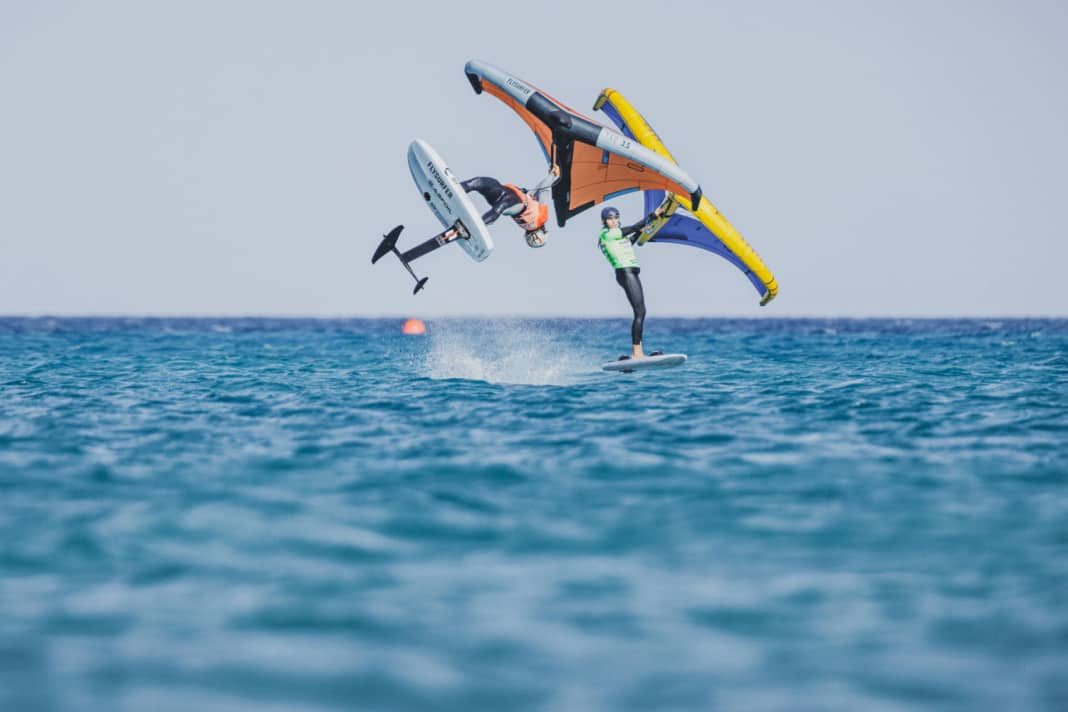 Die 15 Jahre alte Marie Schlittenbauer gewann den Surf-freestyle beim GWA-Event auf Fuerteventura