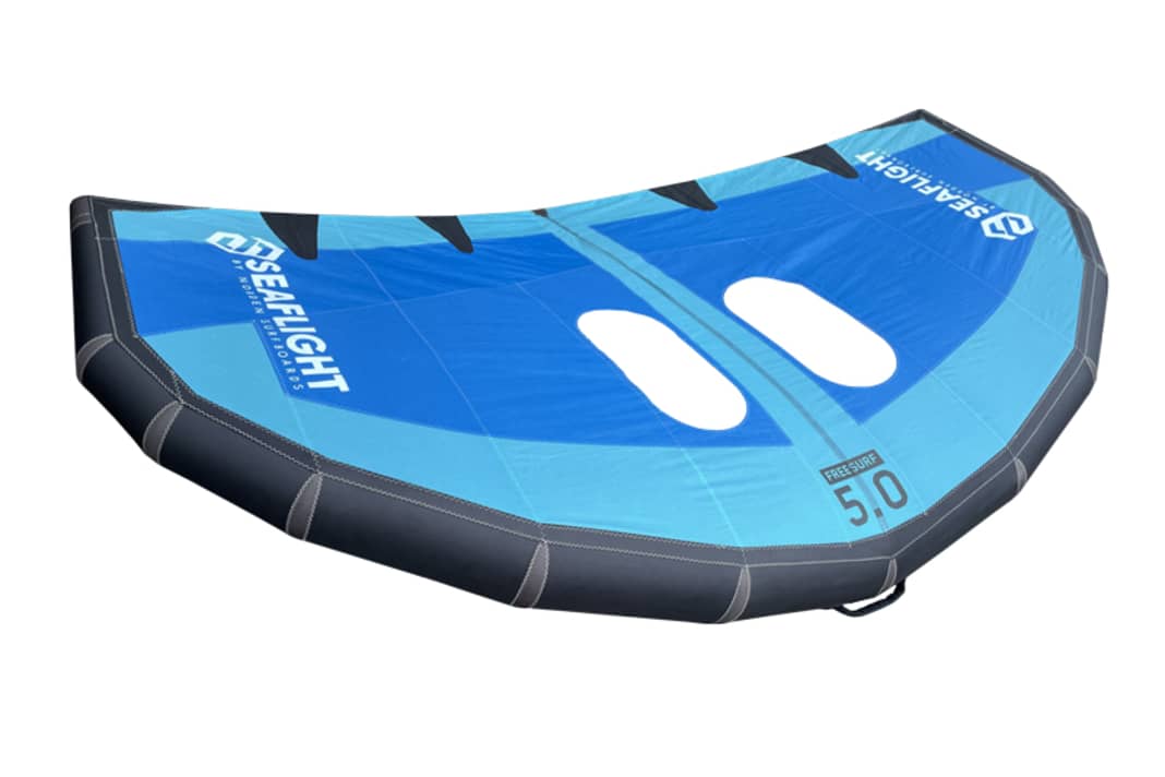 The Seaflight Free-Surf Wing is available in five sizes