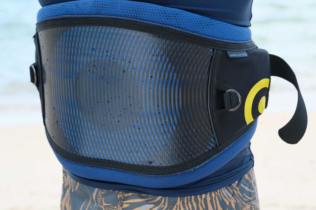 The NeilPryde Proton sits comfortably and allows plenty of freedom of movement.