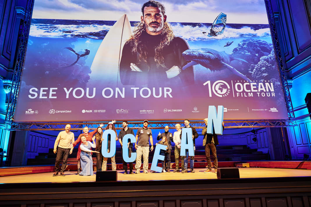 Die 10. Auflage der Ocean Film Tour feierte in der Hamburger Laeiszhalle Premiere.