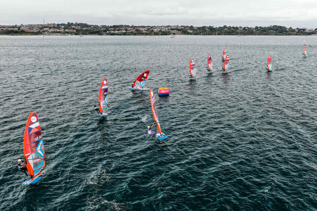 The iQFOiL World Championships have been underway in Weymouth since yesterday