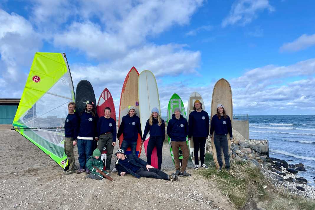 The surf club was founded by some locals...