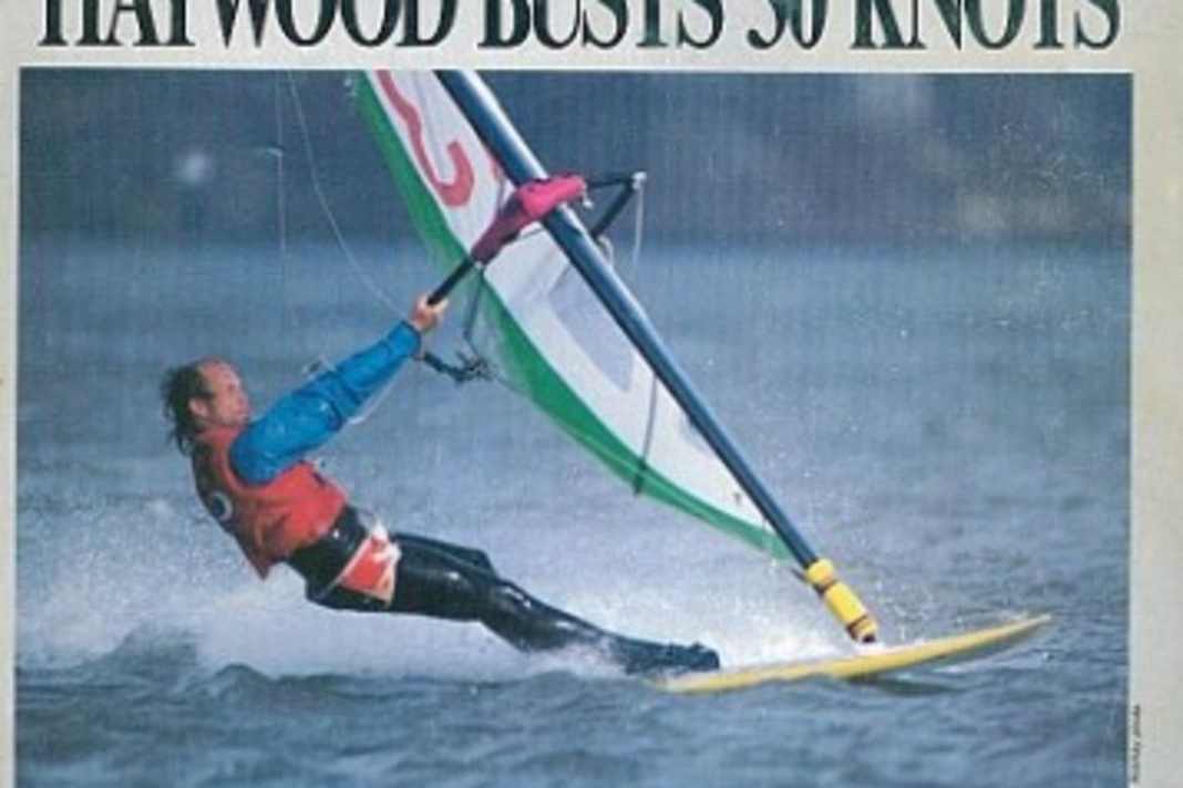 Fred Haywood became a speed icon with Pryde sails