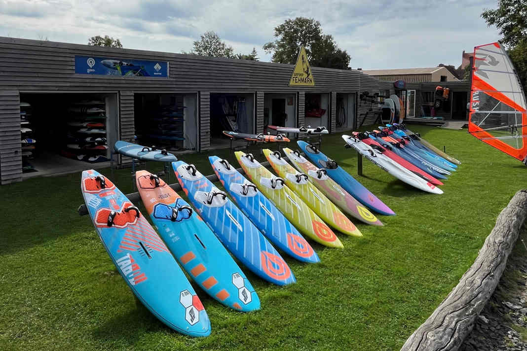 At Surfshop Fehmarn in Landkirchen, it's also worth looking for a second-hand bargain