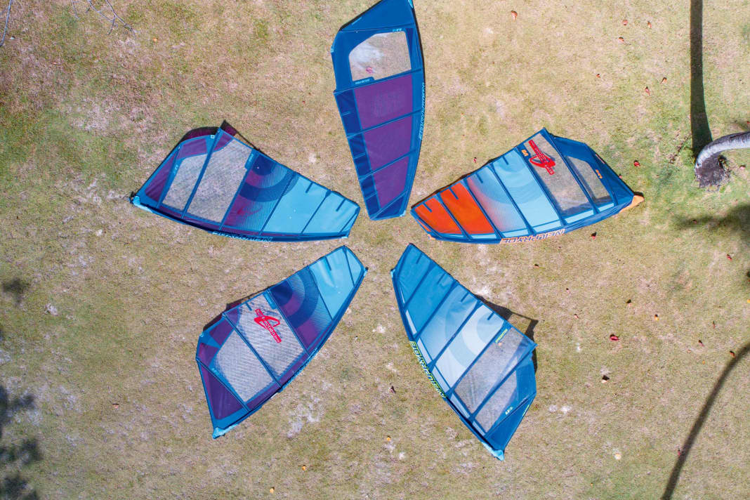 The sail family from wave to freeride at a glance. Which sail suits me?