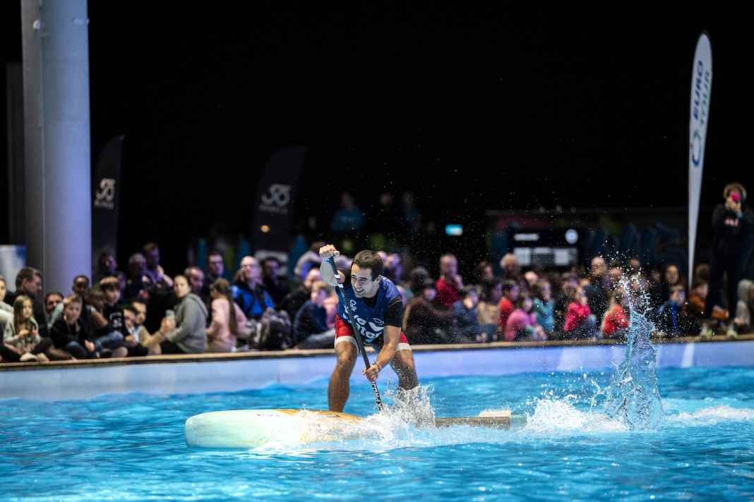 When the world's best athletes pull on the paddle, the pool boils.