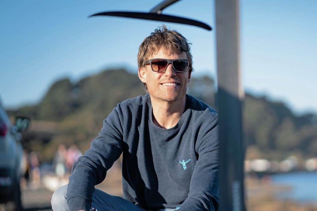 Ex-worldcupper Klaas Voget is involved in foil development at Fanatic.