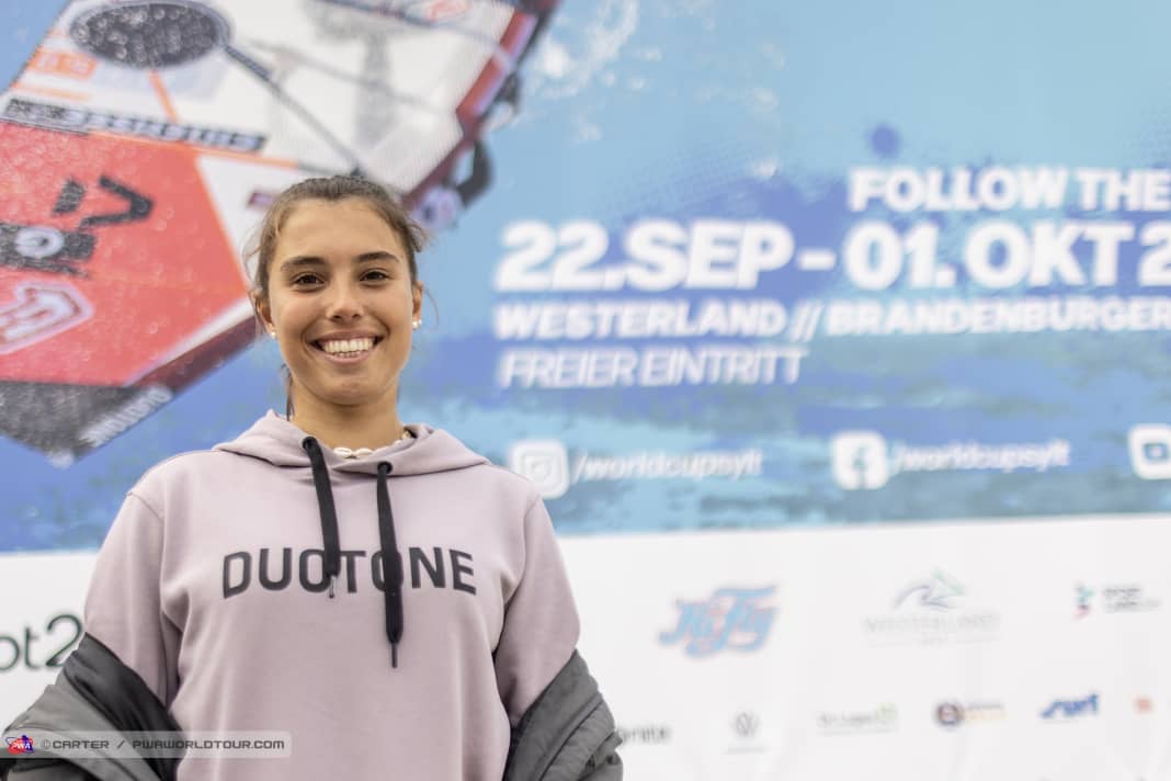 Maria Behrens in the wave final at the World Cup Sylt: The 21-year-old from Lübeck caused a big surprise