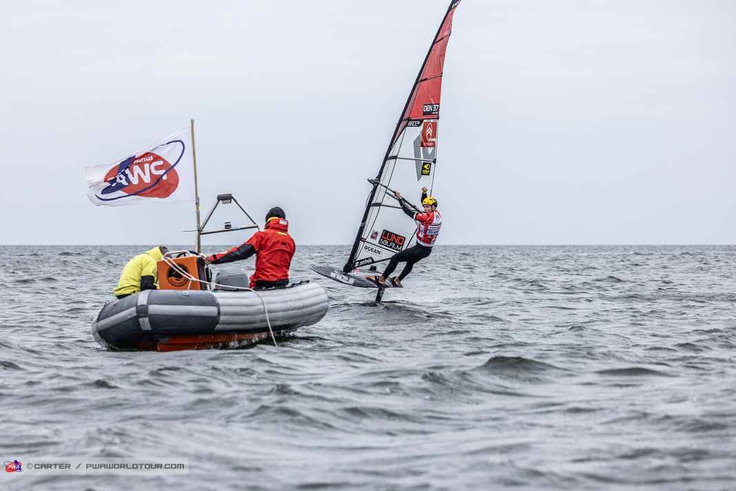 Søe ahead of Rutkowski and Wolf - that was the finish in Elimination 1