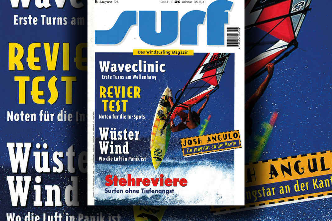 Den "radikalsten Aerial seines Lebens" springt Josh Angulo laut Text auf dem Cover, Fotograf war Peter Sterling