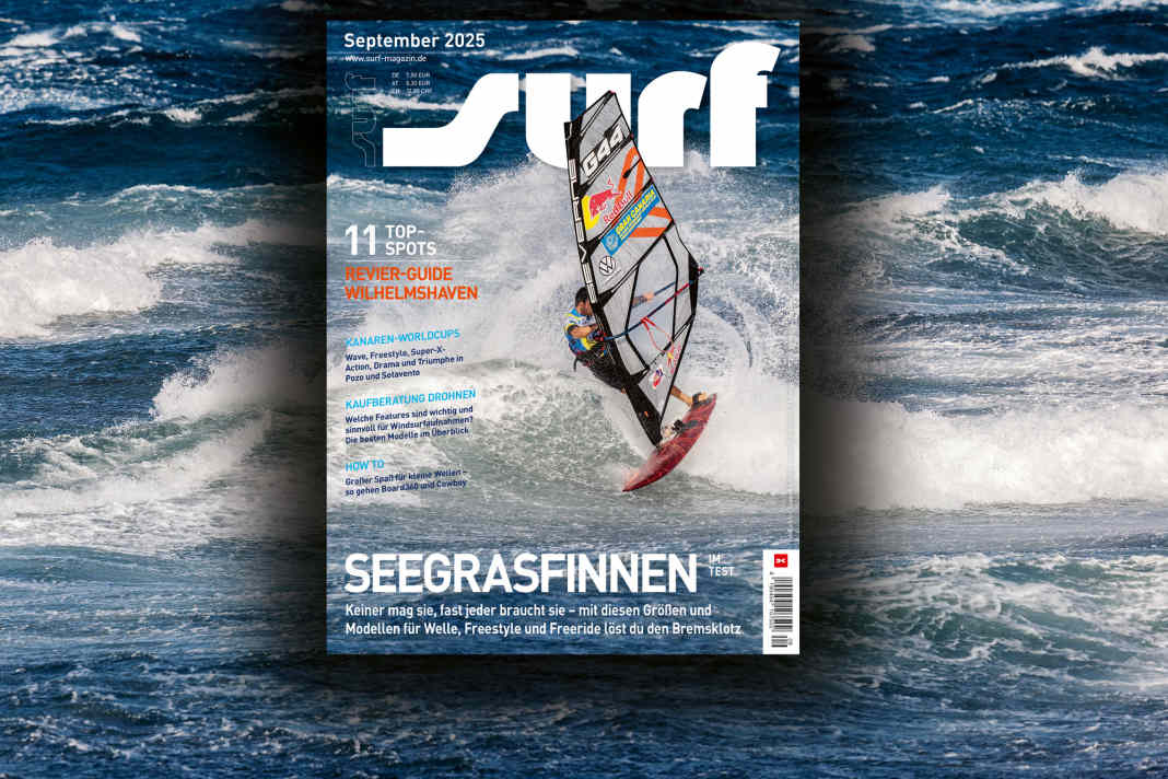 Pozo-Sieger Philip Köster verteilt während des Contests ein bisschen Spray.